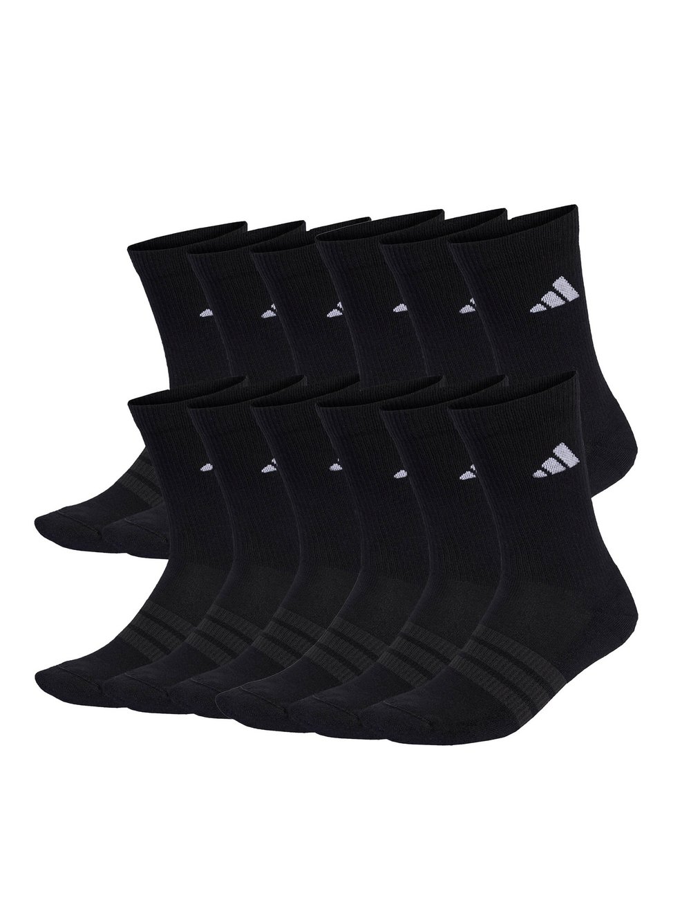 adidas Originals Socken 12er Pack Damen Baumwolle schwarz, 37-39