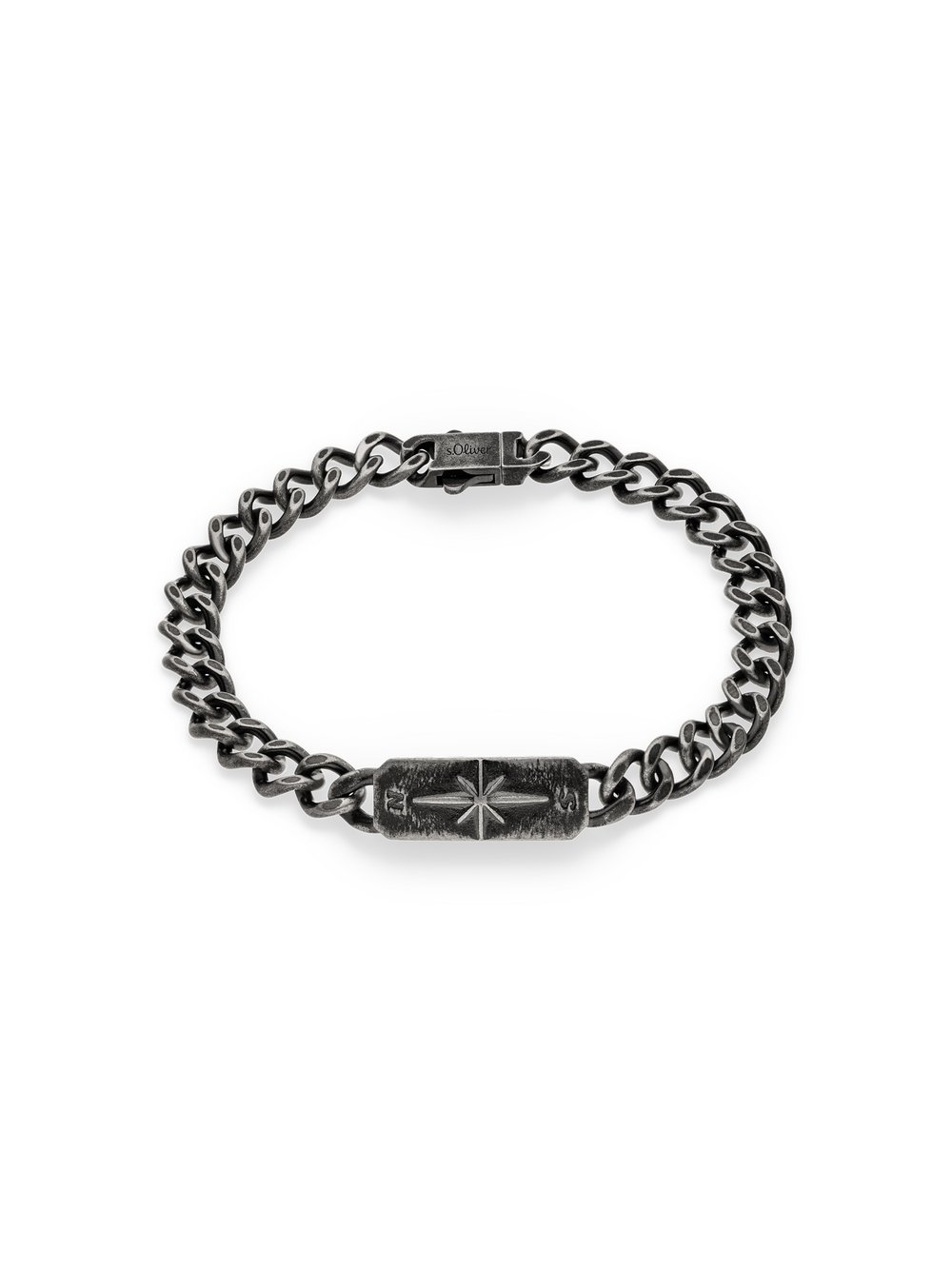 s.Oliver Armband Herren grau, ONE SIZE