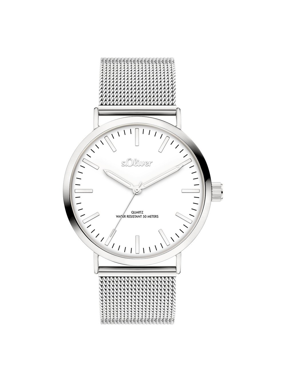 Thumbnail - s.Oliver Armbanduhr  Damen Edelstahl silber, ONE SIZE