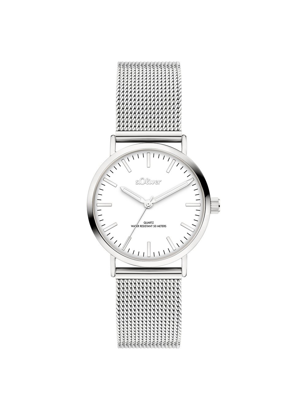 Thumbnail - s.Oliver Armbanduhr  Damen Edelstahl silber, ONE SIZE