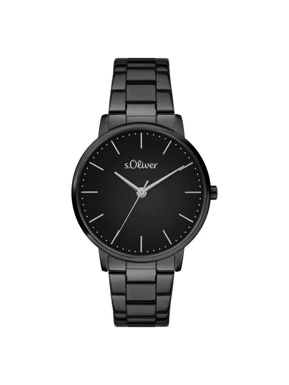 Thumbnail - s.Oliver Armbanduhr Damen Edelstahl schwarz, ONE SIZE
