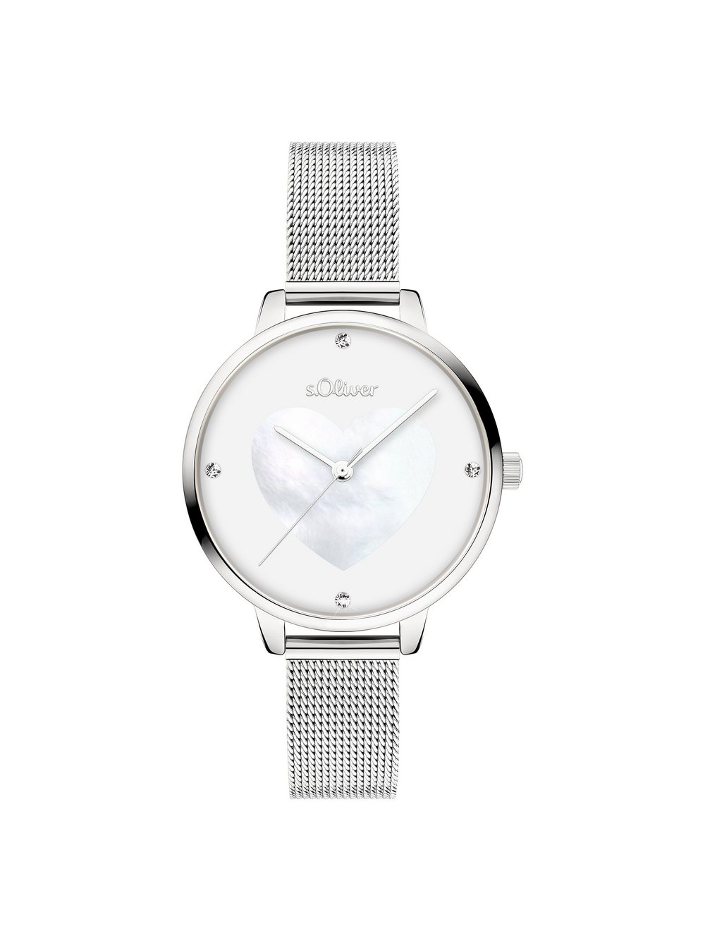 s.Oliver Armbanduhr Damen silber, ONE SIZE