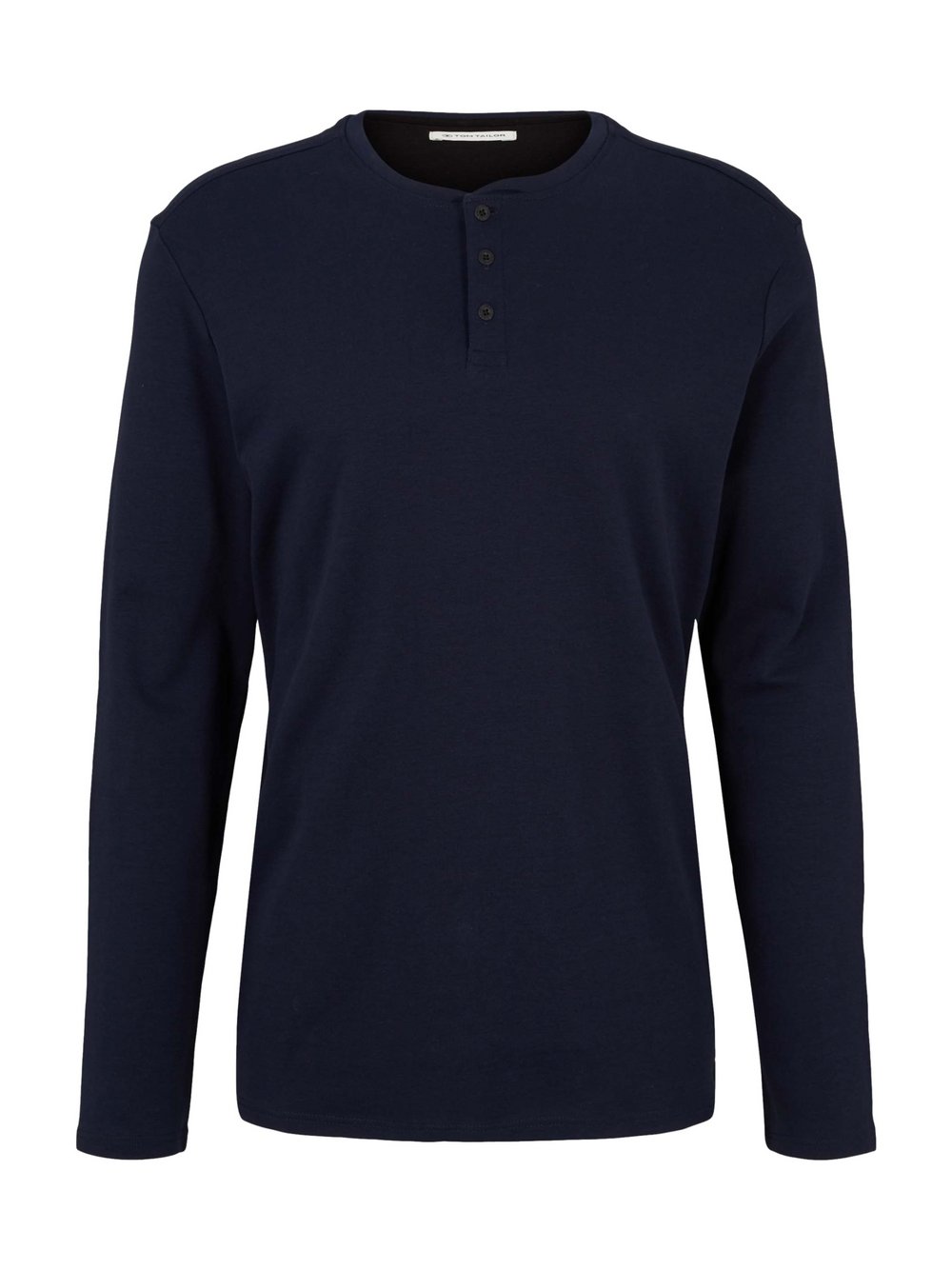 Tom Tailor Langarmshirt Herren Baumwolle blau, M