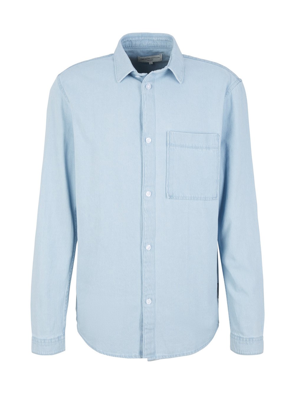 Tom Tailor Hemd Herren Regular Fit Baumwolle blau, XXL