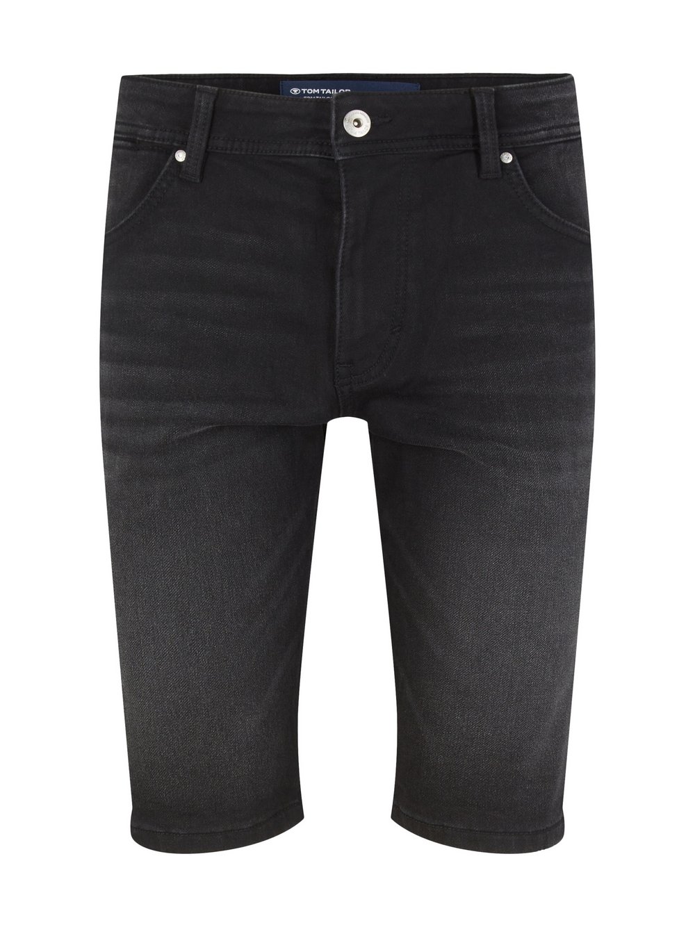 Tom Tailor Jeansshorts Herren Baumwolle schwarz, 33