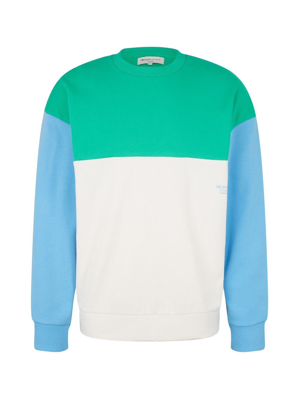 Tom Tailor Sweatshirt Herren Baumwolle mehrfarbig gestreift, XXL