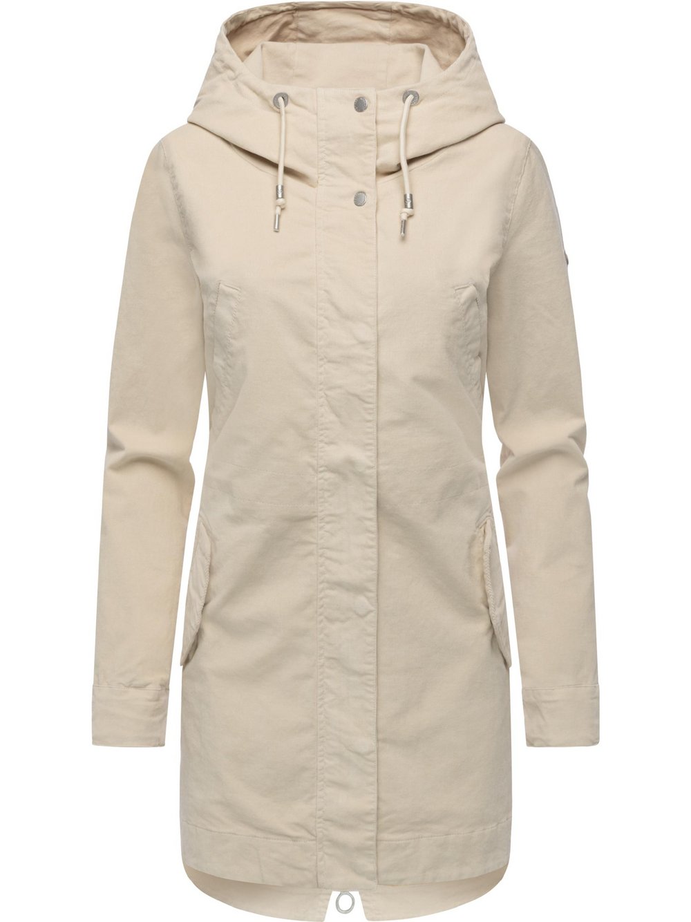 Ragwear Kurzmantel Damen Baumwolle beige, M