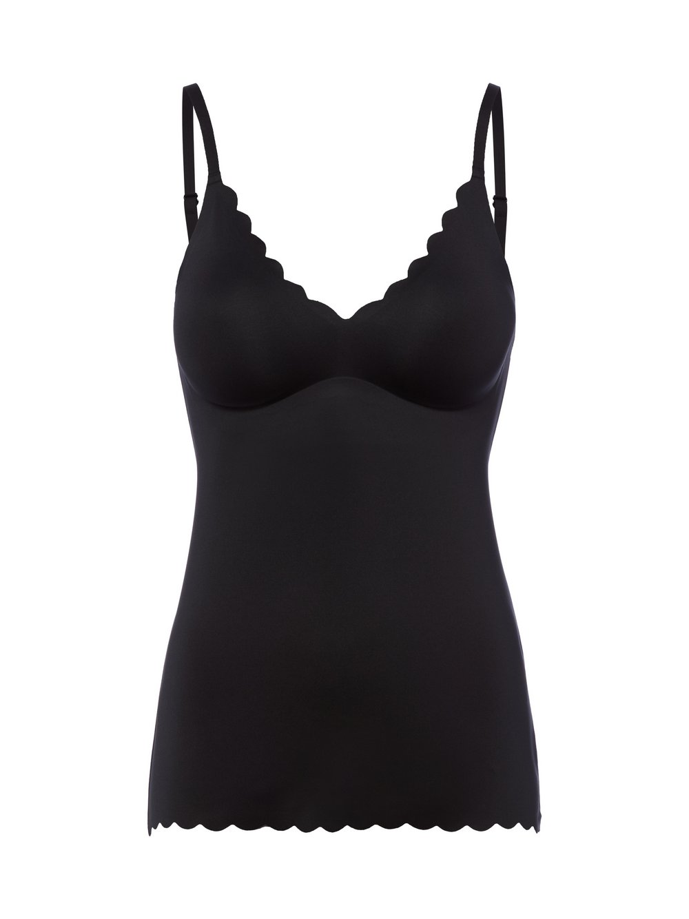 VAN GRAAF Skiny Damen Schwarz Bh-Hemd Größe 38