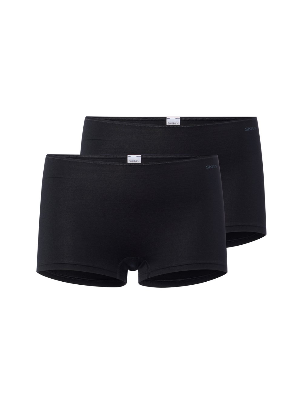 VAN GRAAF Skiny Damen Schwarz Panties Im 2Er-Pack Baumwolle Größe 40