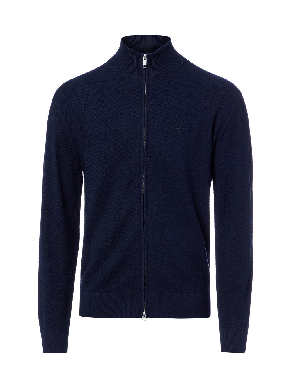 Gant Herren Dunkelblau Strickjacken & Cardigans, Blau, Gr. L - Bild 3