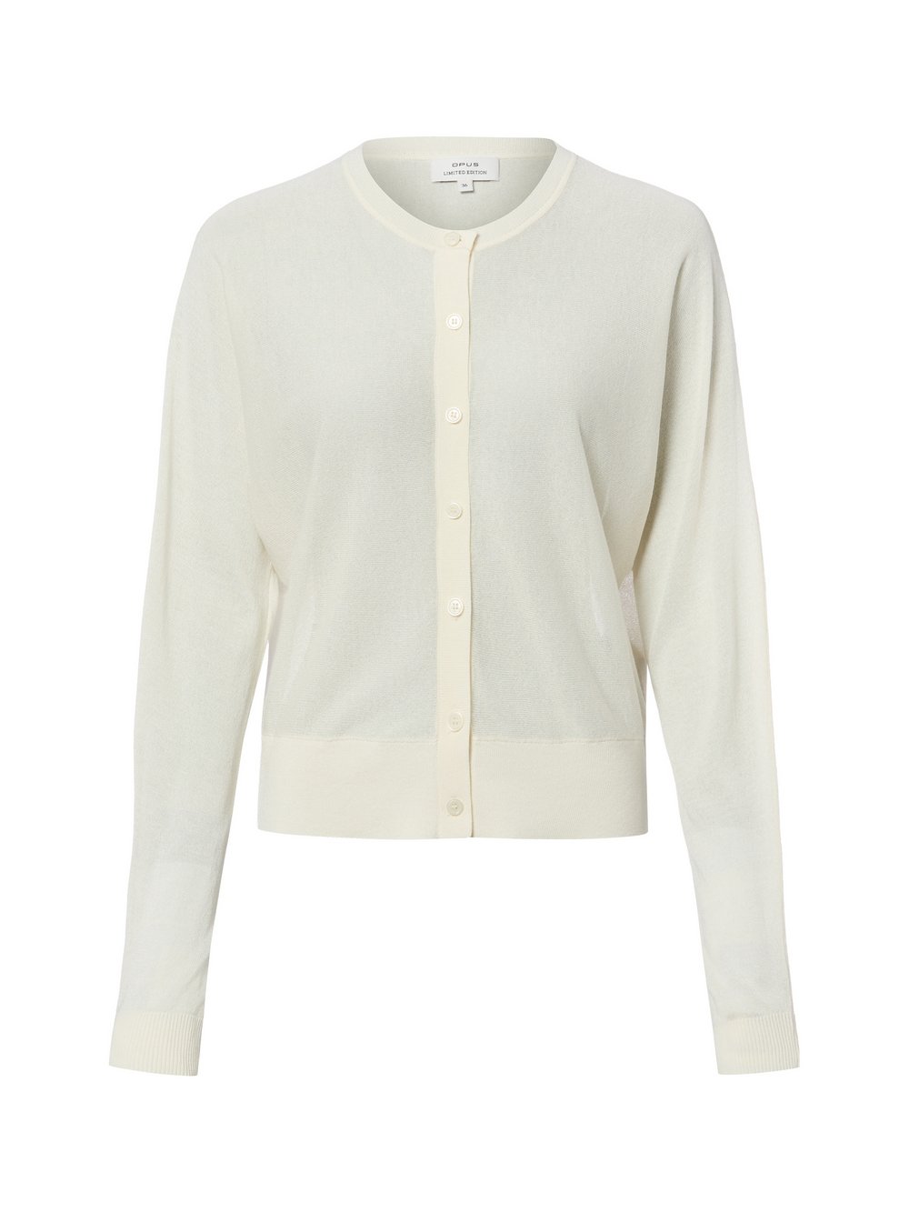 Opus Strickjacke Damen Viskose weiß, 40