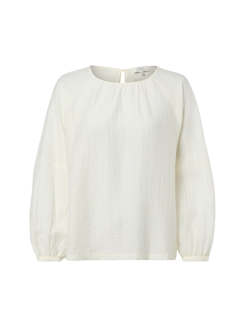 VAN GRAAF Opus Damen Ecru Sommerbluse Lyocell Weiß, Größe 42