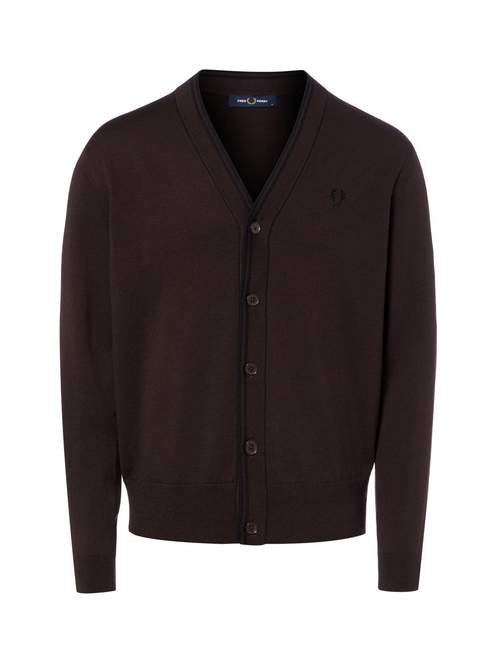 Fred Perry, Herren, Pullover, Cardigan, Braun, (M) - Bild 4