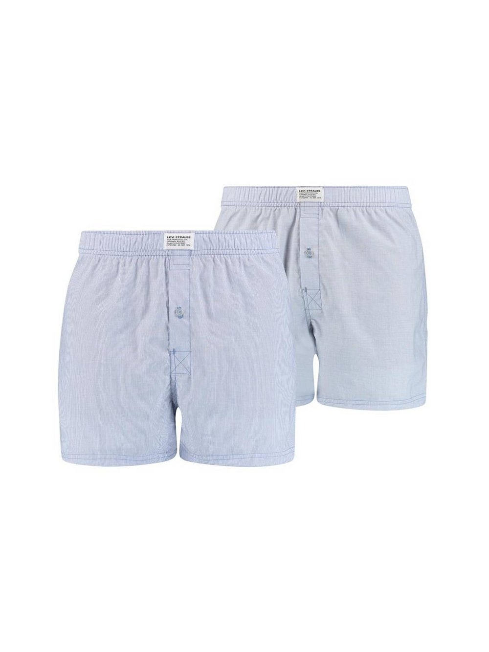 Thumbnail - Levi's Web-Boxershorts 2er Pack Herren Baumwolle blau, M