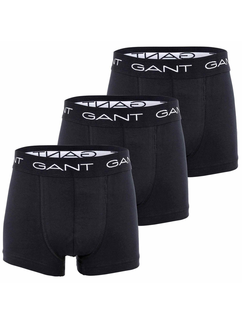 Gant Boxershort 3er Pack Jungen Baumwolle schwarz, 134