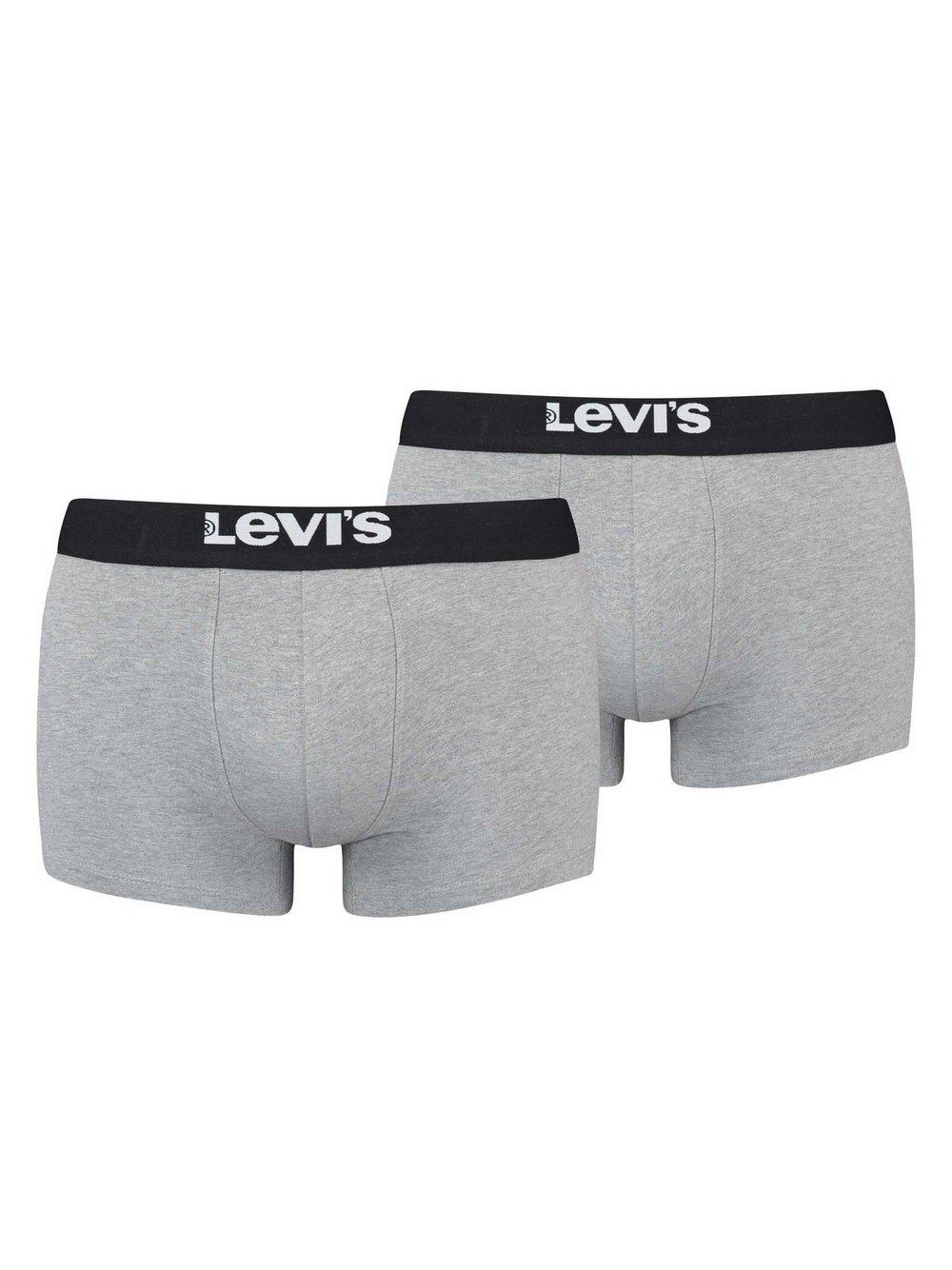 Thumbnail - Levi's Boxershort 2er Pack Herren Baumwolle grau gemustert, M