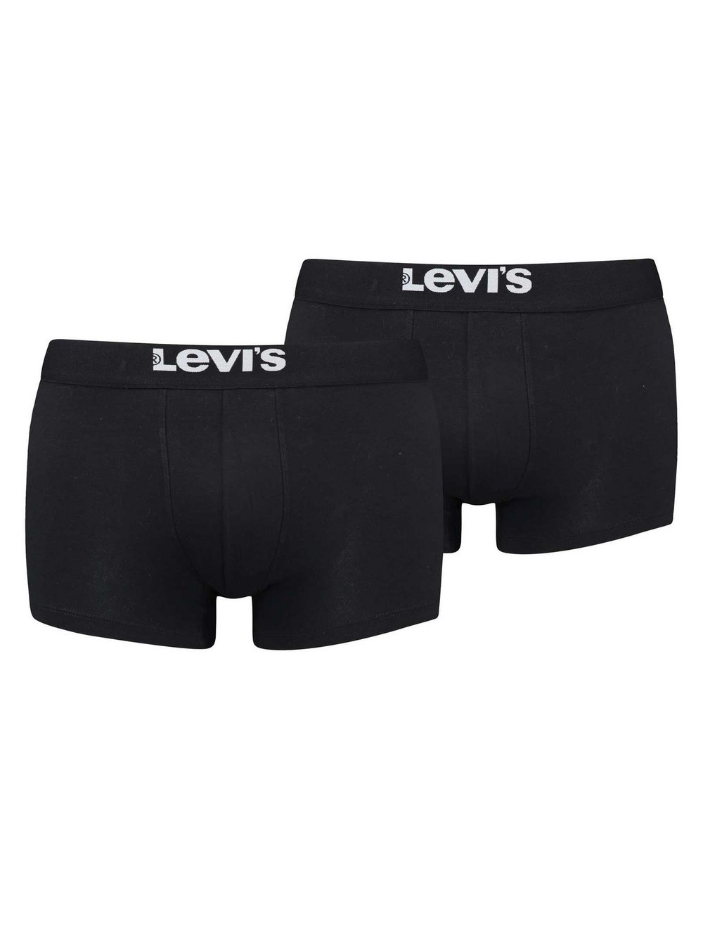 Levi's Boxershort 2er Pack Herren Baumwolle schwarz gemustert, S