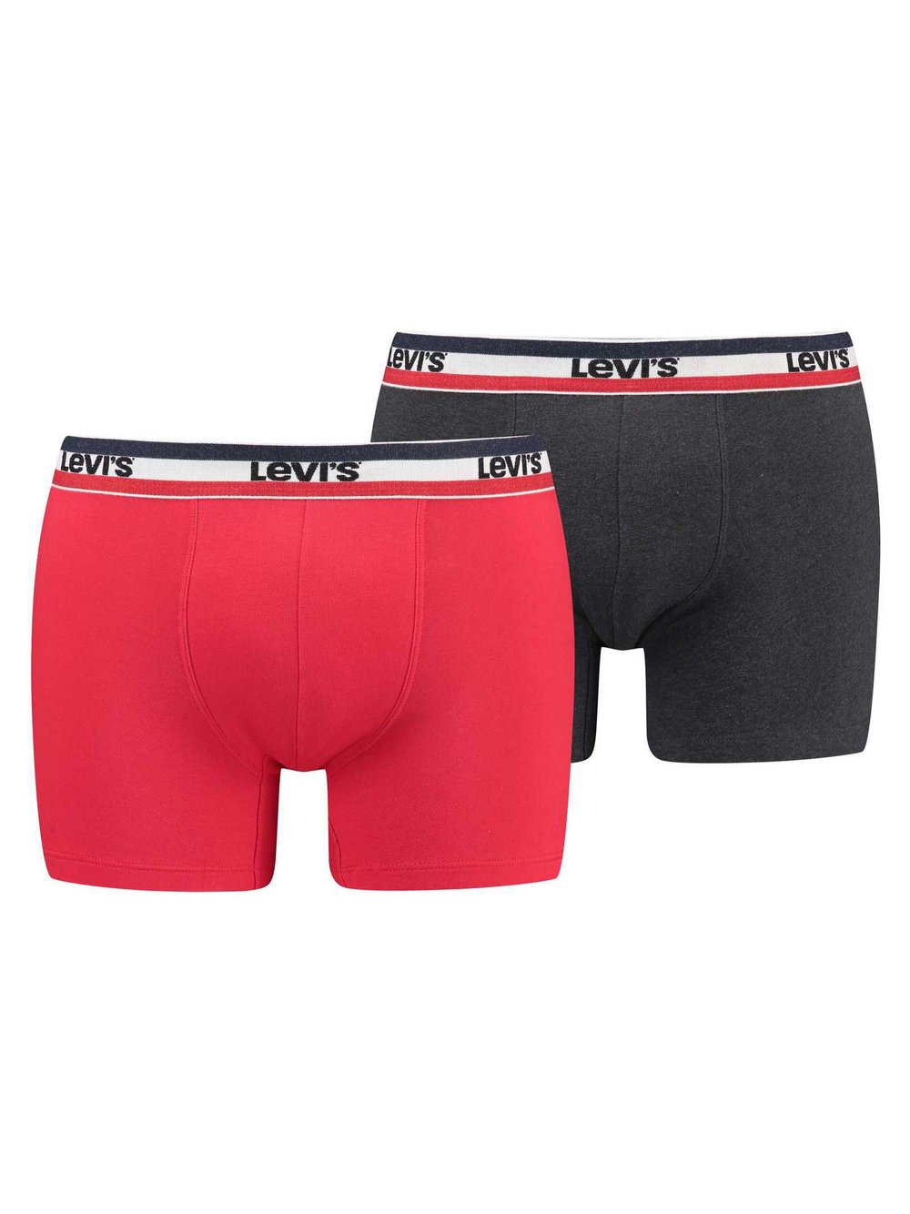 Thumbnail - Levi's Boxershort 2er Pack Herren Baumwolle mehrfarbig gemustert, L