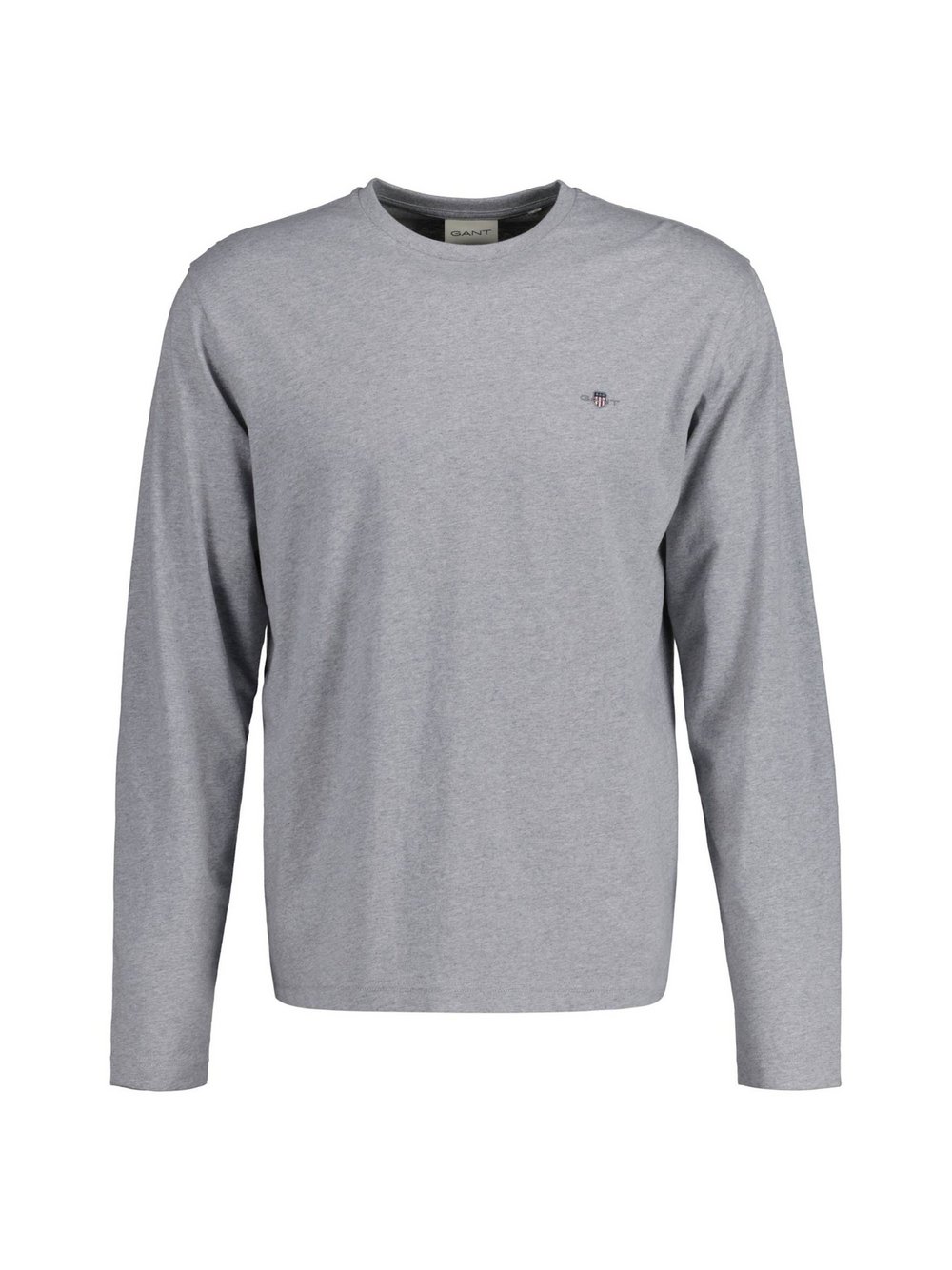Gant Longsleeve 1er Pack Herren Baumwolle grau, XXXL
