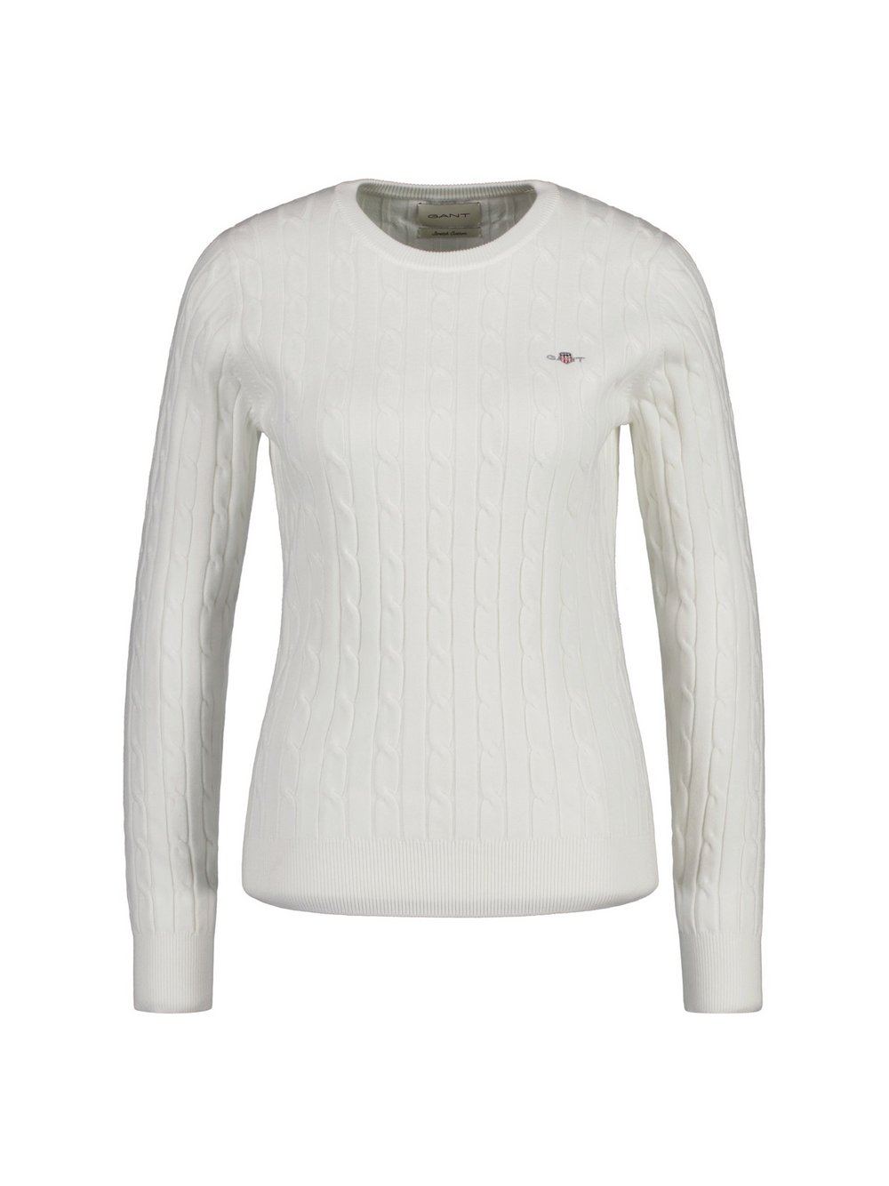Gant Strickpullover Damen Baumwolle beige, XXXL