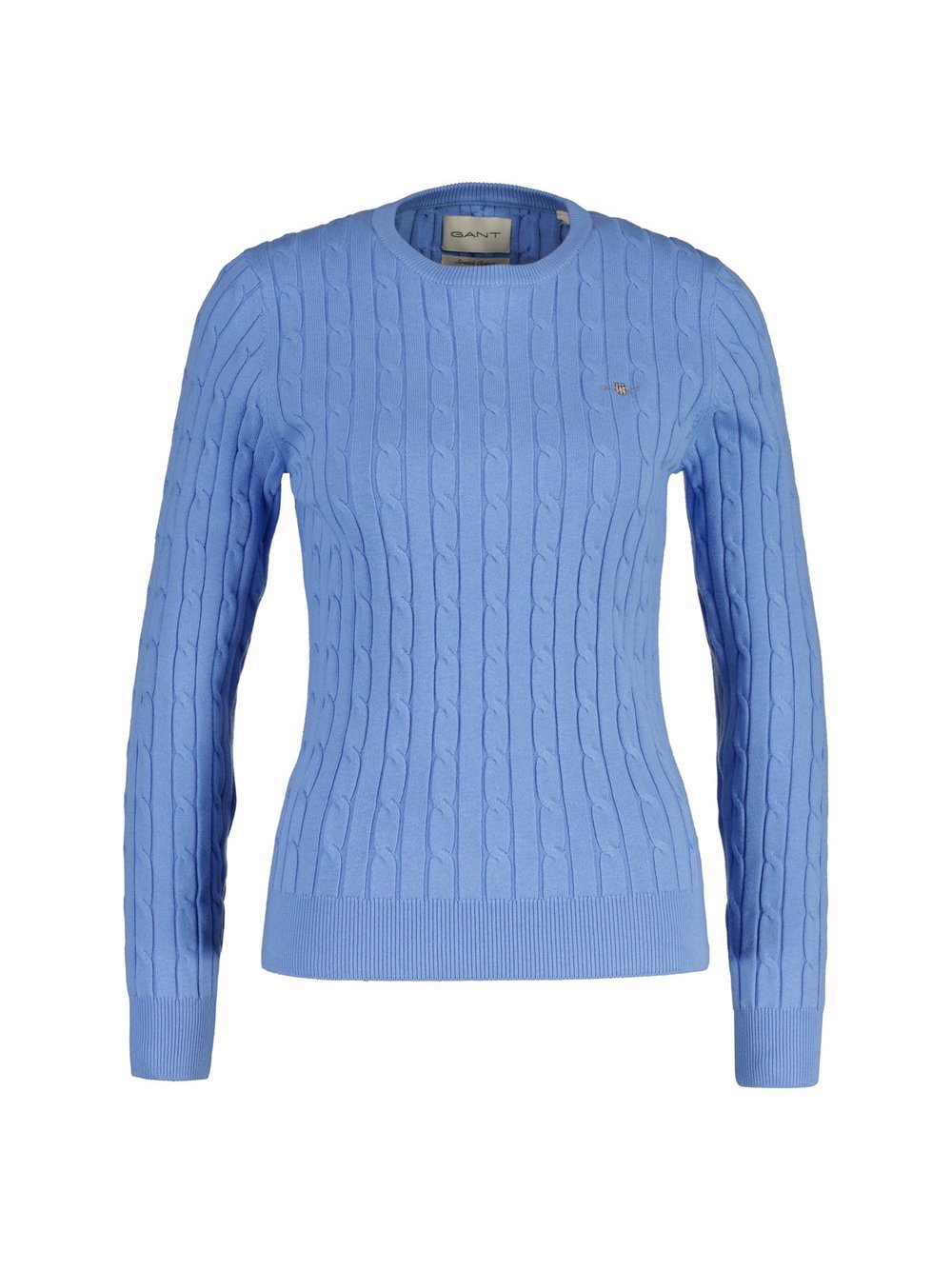 Thumbnail - Gant Strickpullover Damen Baumwolle blau, XXL