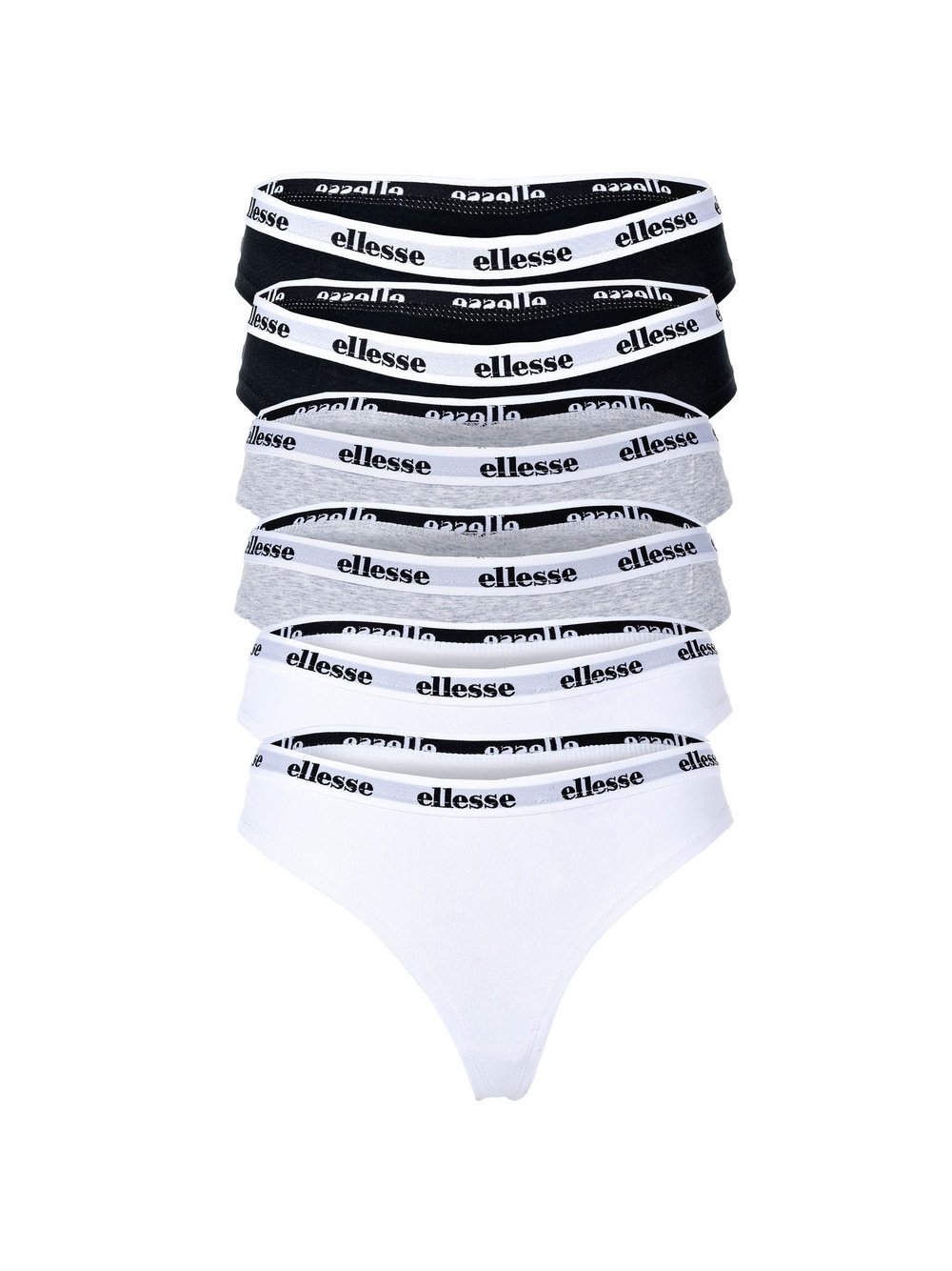 ellesse String 6er Pack Damen Baumwolle mehrfarbig, L