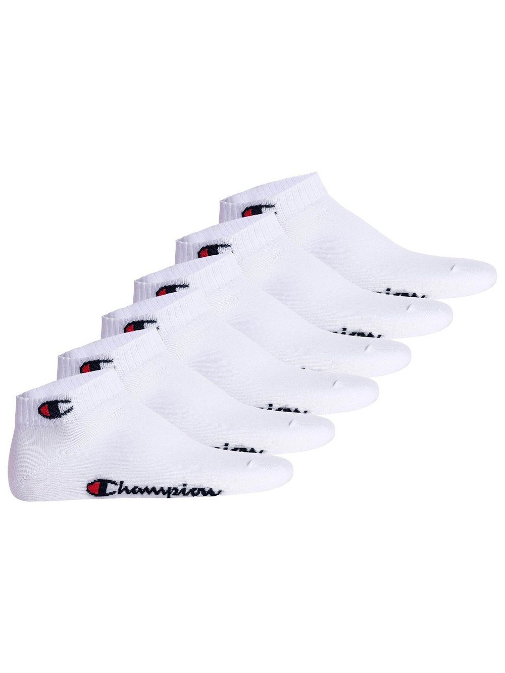Thumbnail - Champion Socken 6er Pack Herren Baumwolle weiß, 43-46
