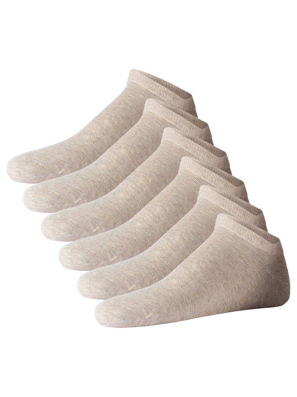 JOOP! Socken 6er Pack Damen Baumwolle beige, 43-46