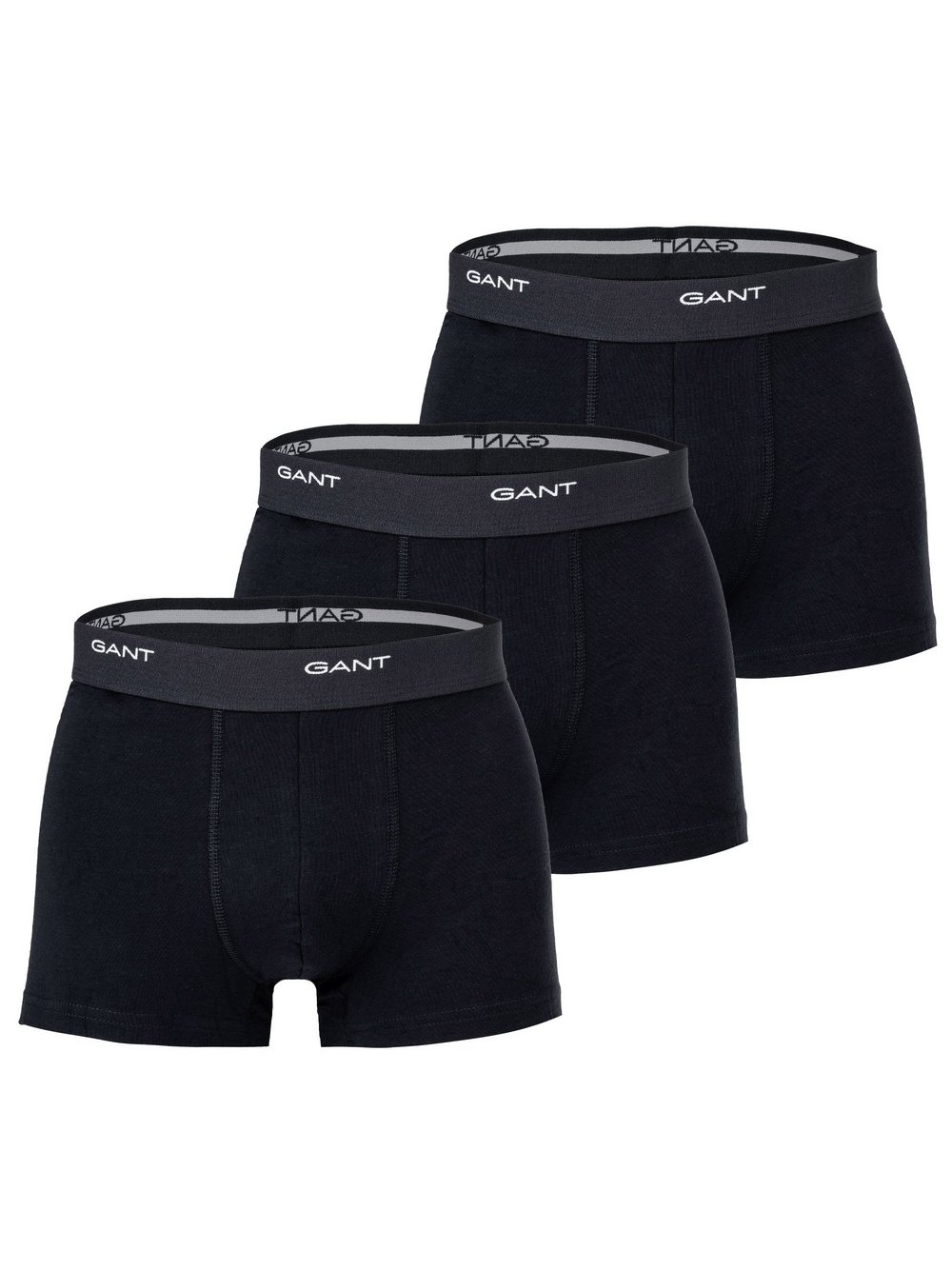 Thumbnail - Gant Boxershort 3er Pack Herren Baumwolle schwarz, L