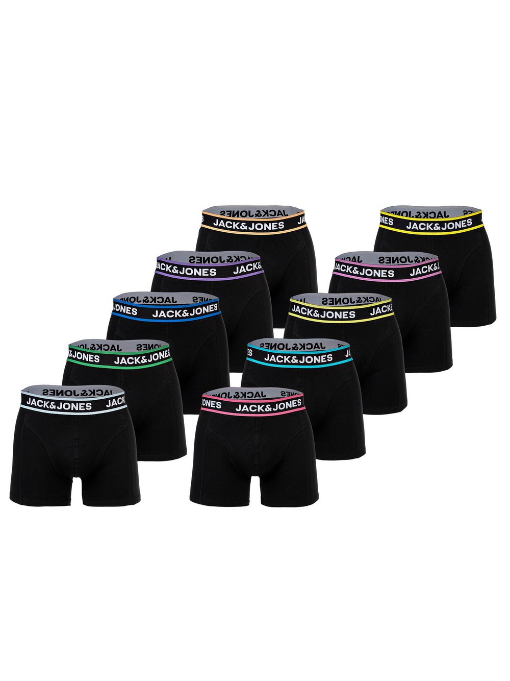 Thumbnail - Jack & Jones Boxershort 10er Pack Herren Baumwolle schwarz, S