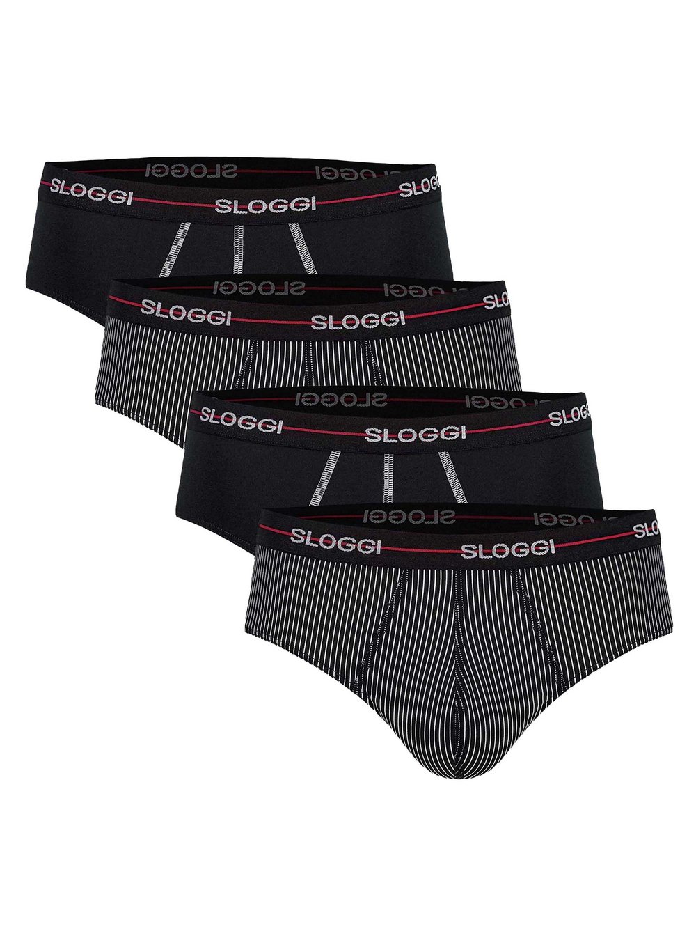 sloggi Slip 4er Pack Herren Baumwolle mehrfarbig, XL