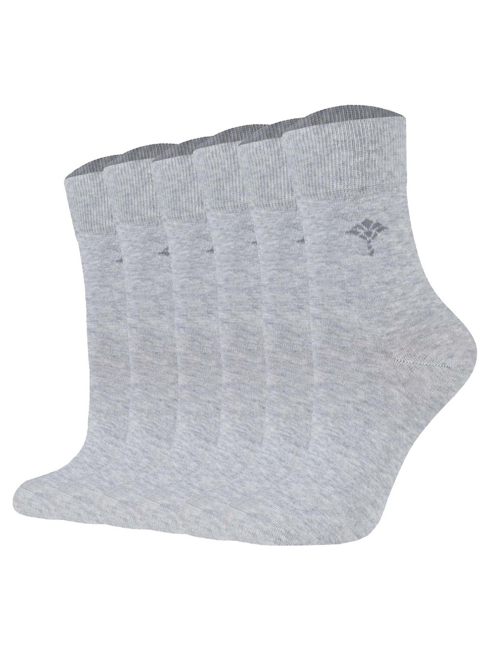 Thumbnail - JOOP! Socken 6er Pack Damen Baumwolle grau, 35-38