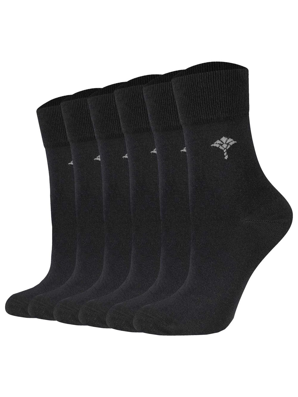 JOOP! Socken 6er Pack Damen Baumwolle schwarz, 39-42
