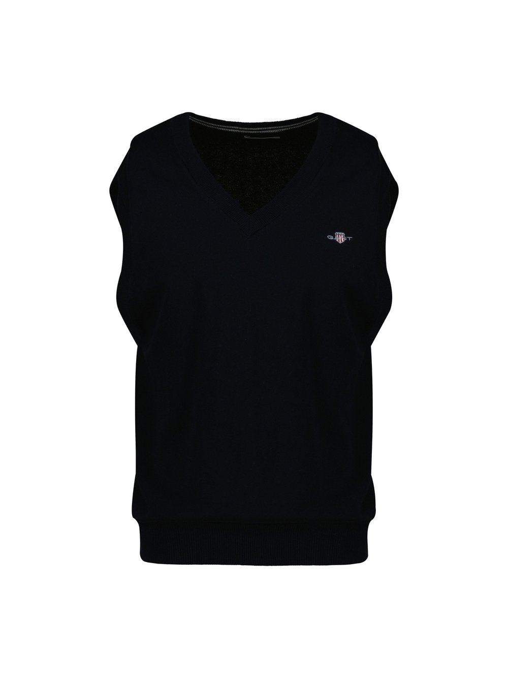 Thumbnail - Gant Strickpullunder Herren Baumwolle blau, XXXL