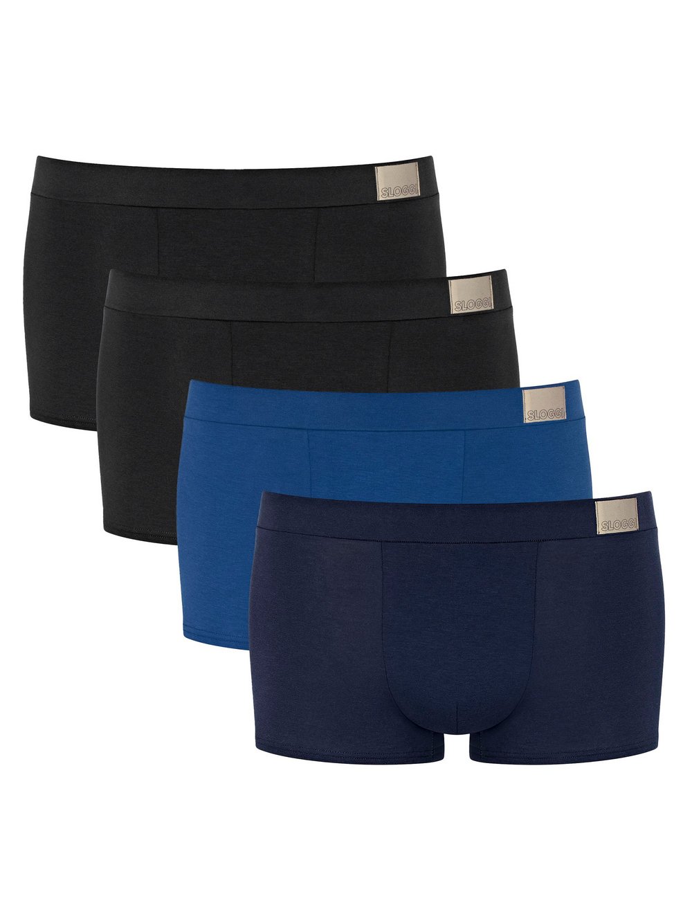sloggi Boxershort 4er Pack Herren Baumwolle mehrfarbig, S