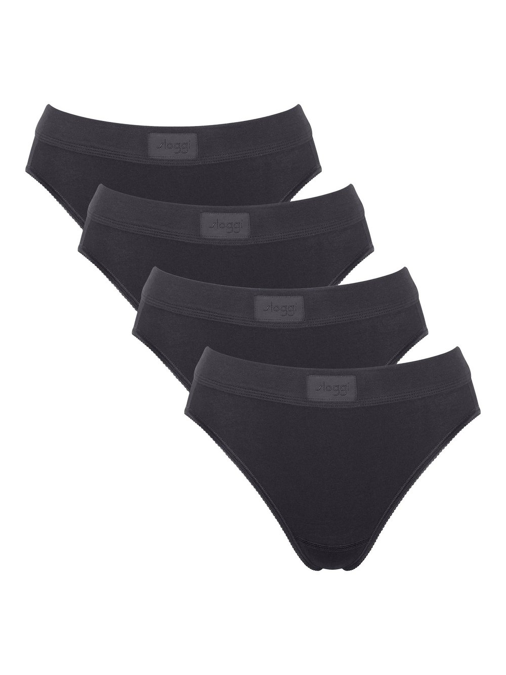 Thumbnail - sloggi Slip 4er Pack Damen Baumwolle schwarz, XL