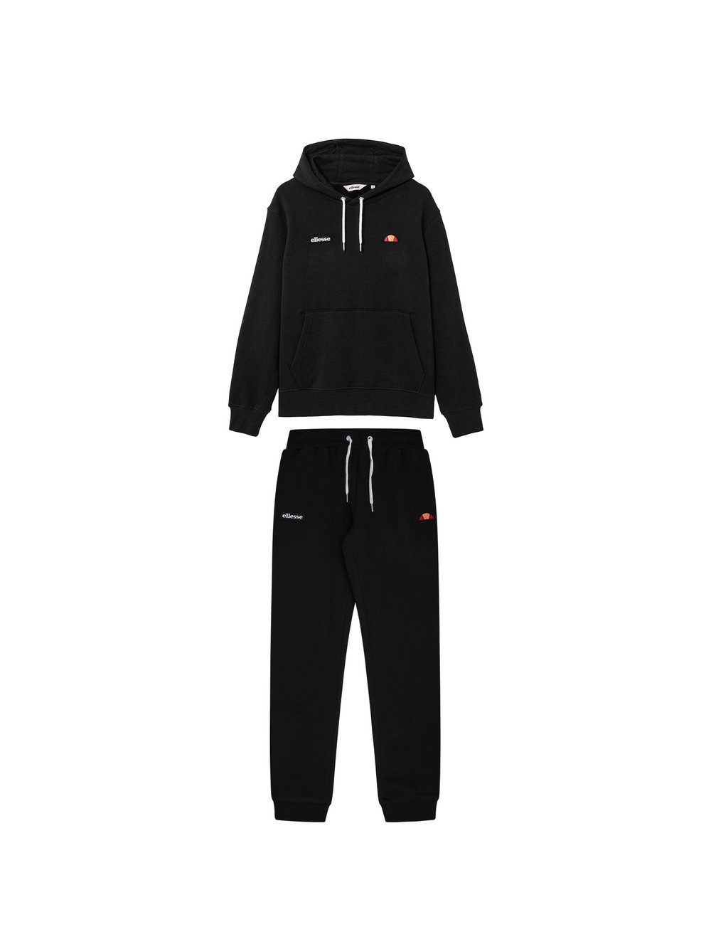 ellesse Trainingsanzug Herren Baumwolle schwarz, M