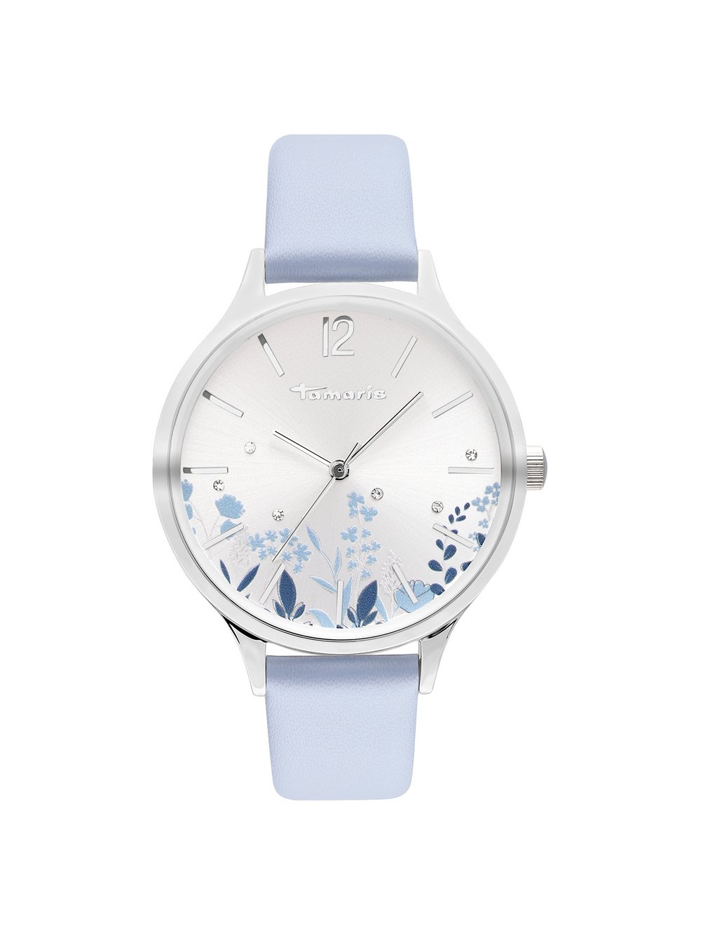 Thumbnail - Tamaris Armbanduhr  Damen Leder blau, ONE SIZE