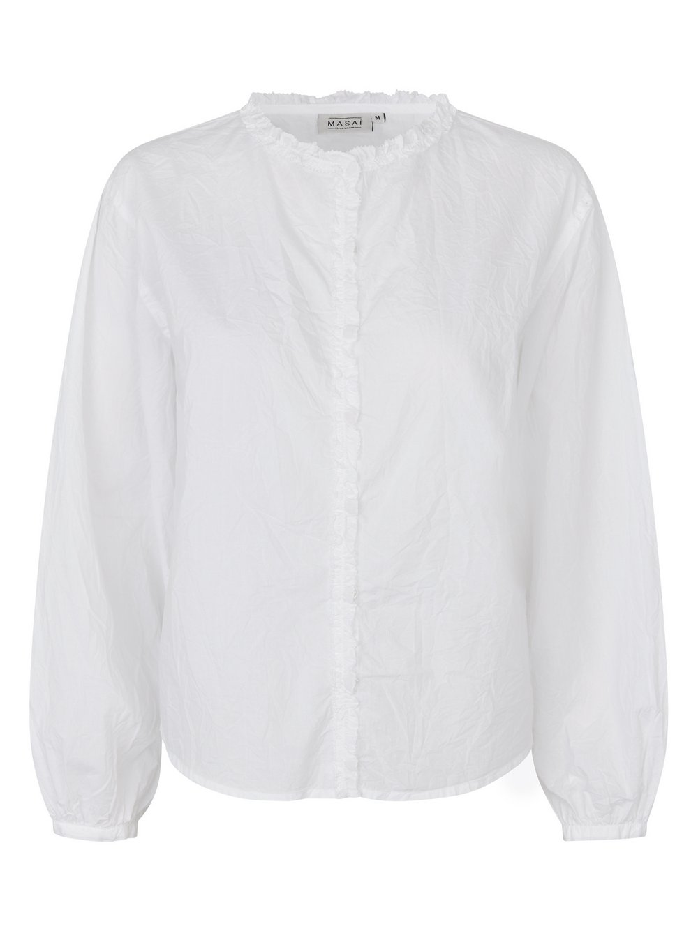 Masai Hemd Damen Baumwolle weiß, 46