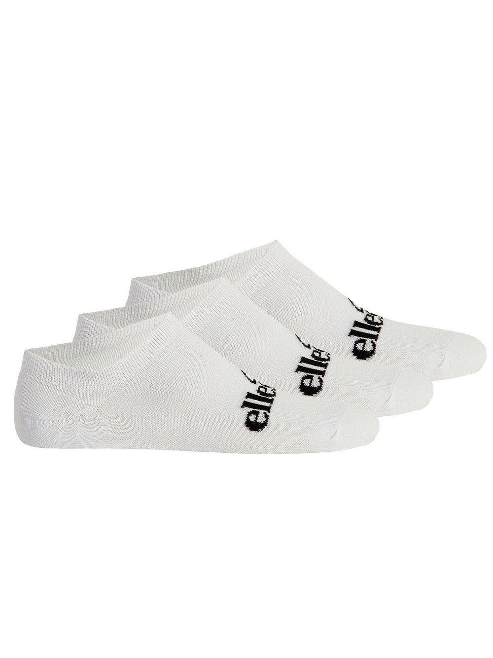 ellesse Socken 3er Pack Damen Baumwolle weiß gemustert, 40-42