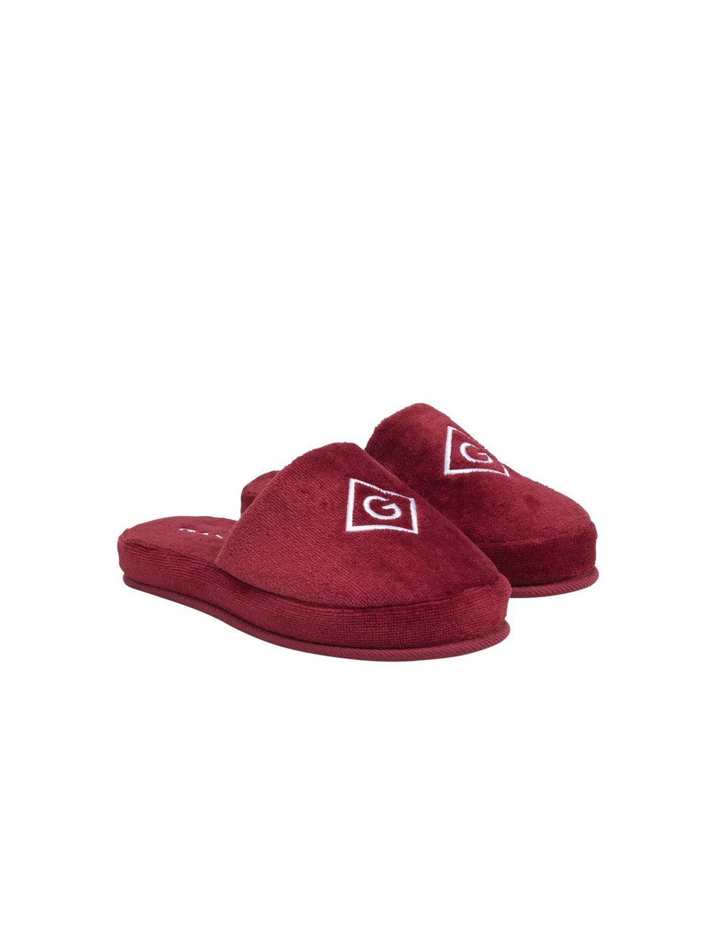 Thumbnail - Gant Hausschuhe Damen Baumwolle rot, 42-43