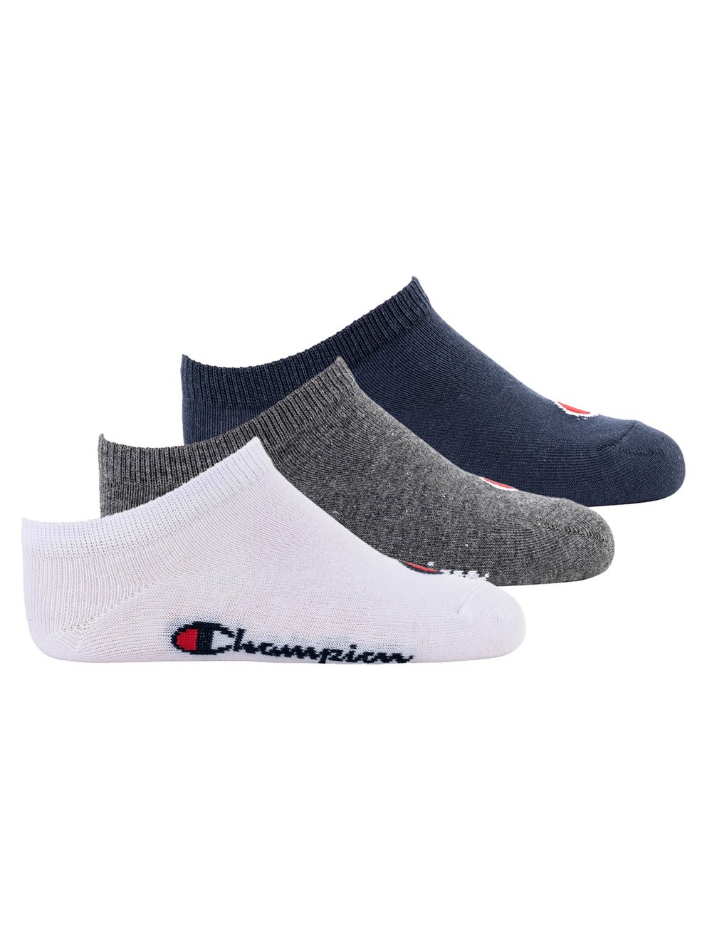Thumbnail - Champion Socken 3er-Pack Kinder Baumwolle mehrfarbig, 27-30