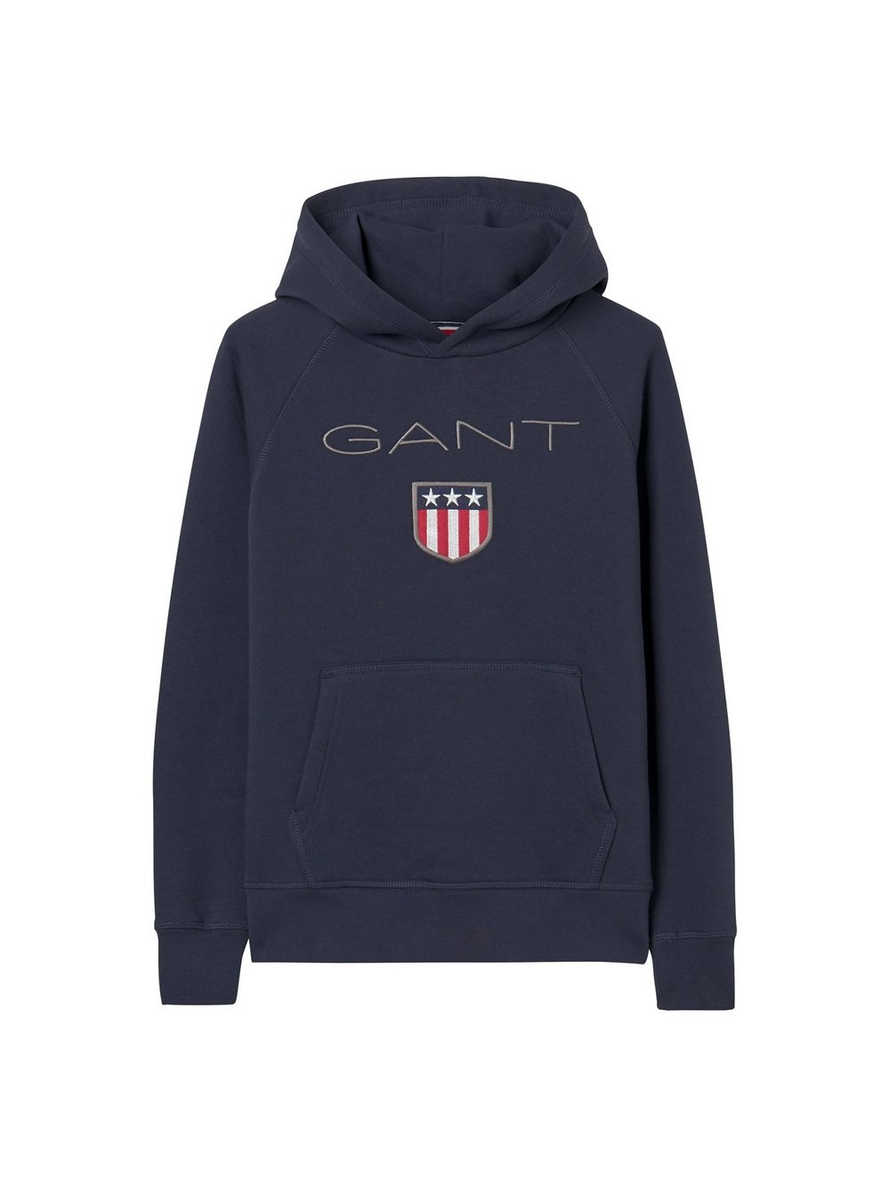 Thumbnail - Gant Sweatshirt Jungen Baumwolle blau, 134