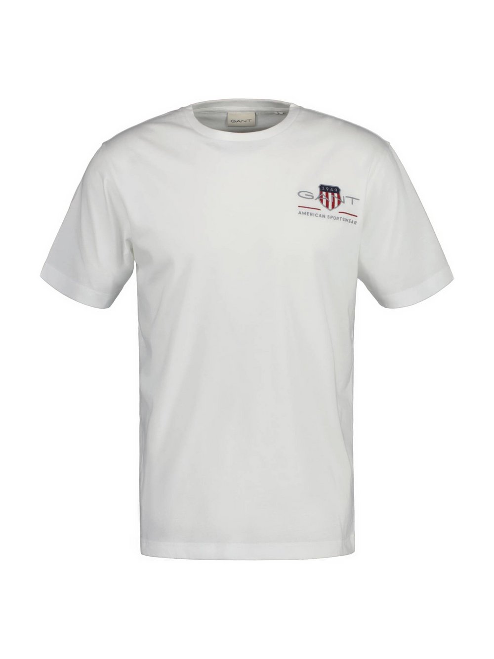 Gant T-Shirt Herren Baumwolle weiß, L
