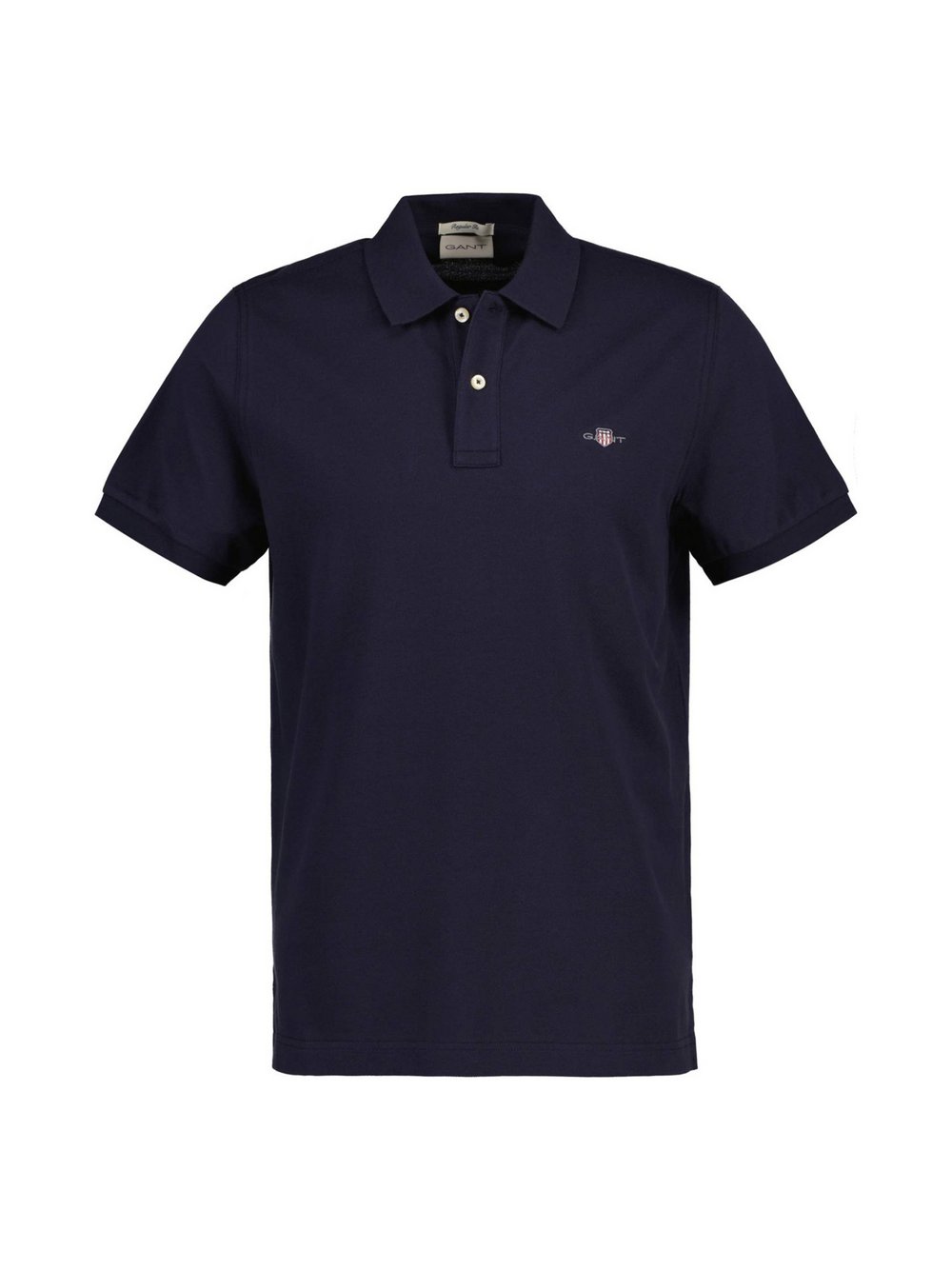 Gant Shield Piqué Poloshirt Navy Blau Dunkelblau Größe 5XL - Bild 4