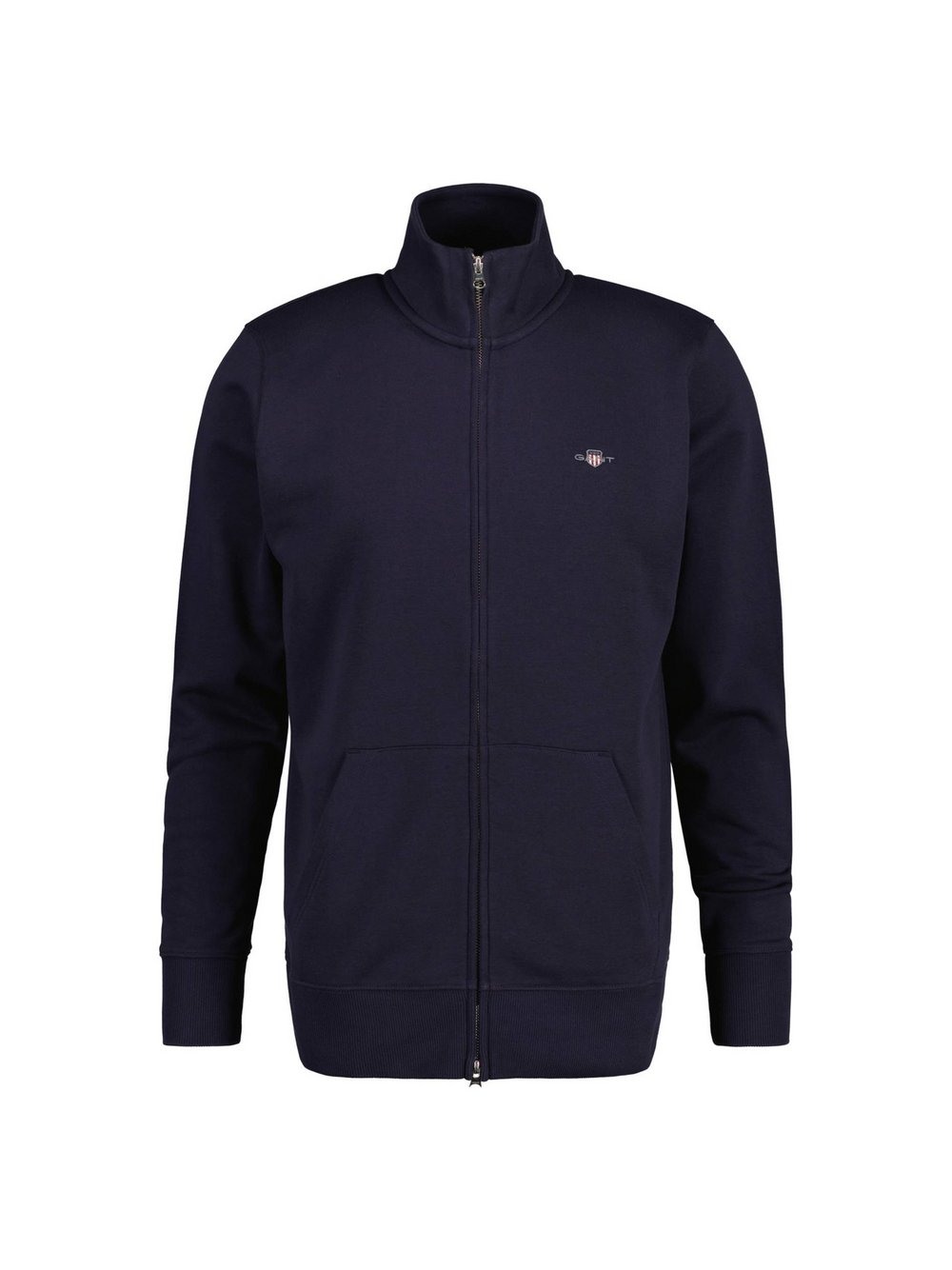 Thumbnail - Gant Sweatjacke Herren Baumwolle blau, 5XL