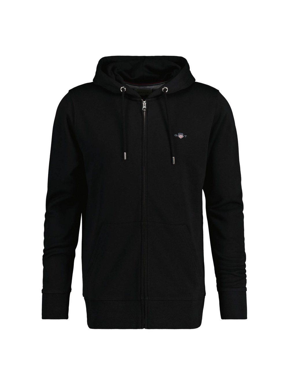 Thumbnail - Gant Sweatjacke Herren Baumwolle schwarz, XL