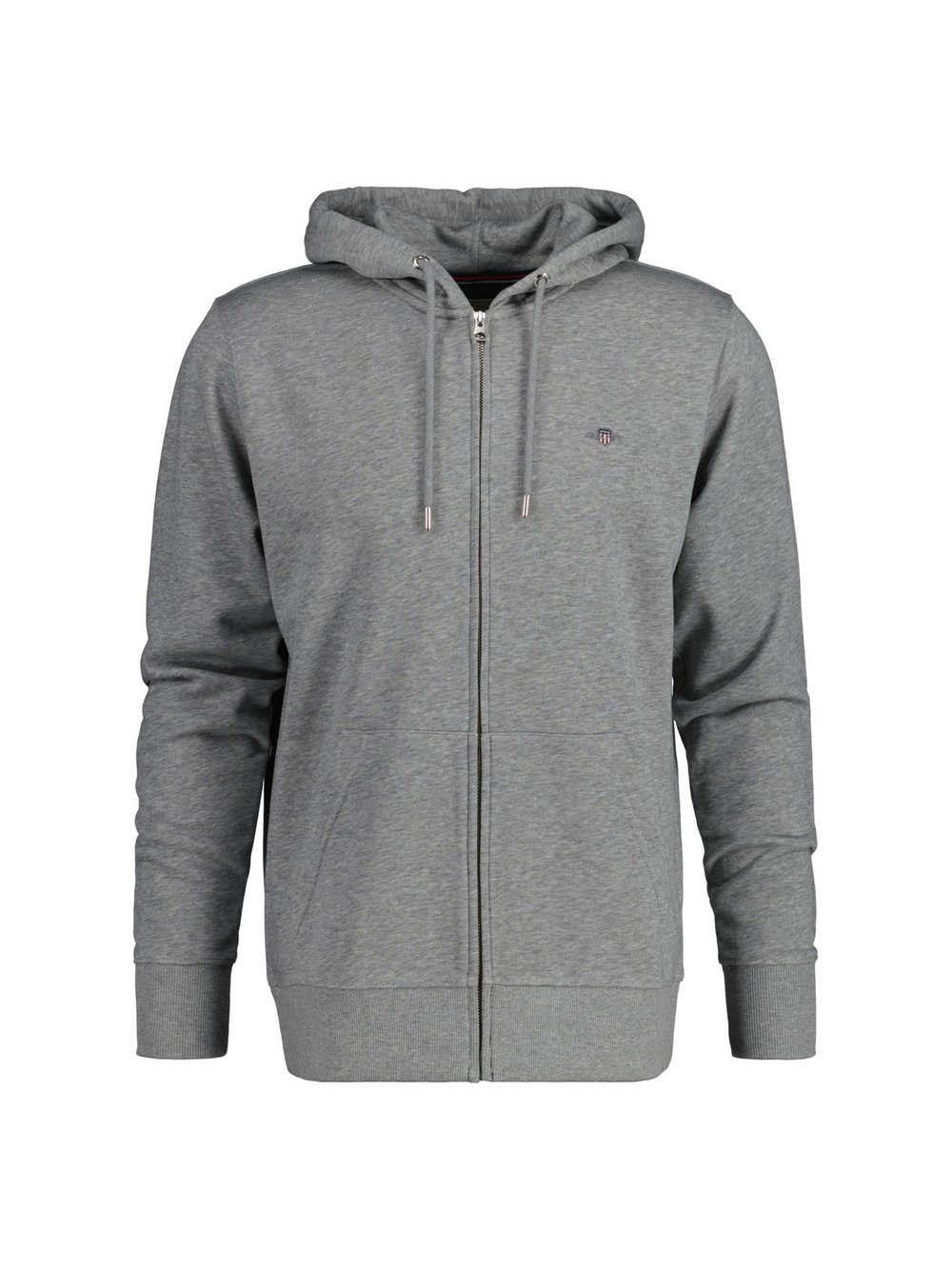 Thumbnail - Gant Sweatjacke Herren Baumwolle grau, XL