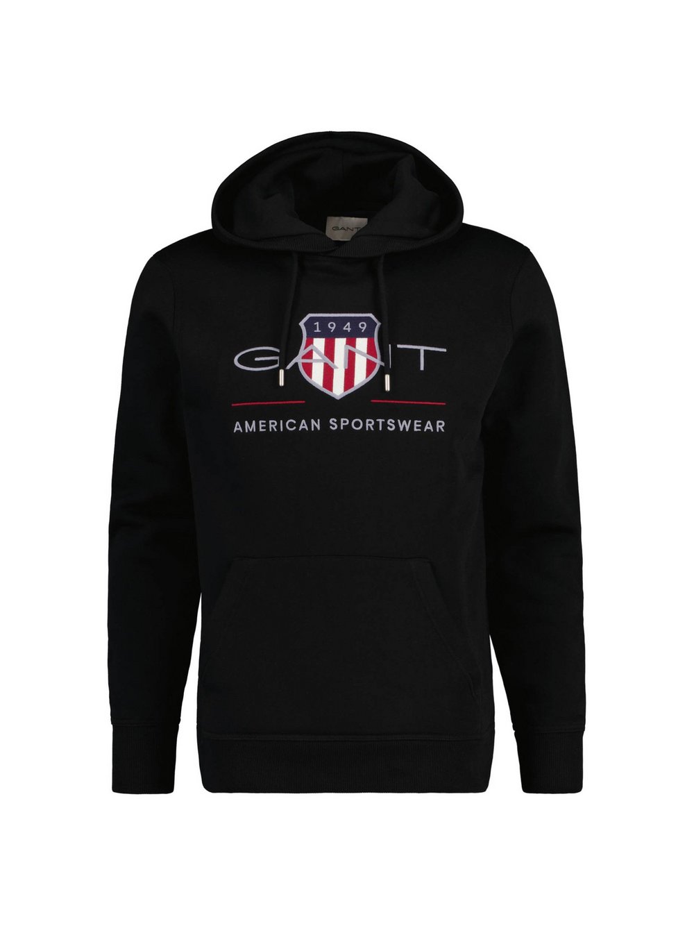 Thumbnail - Gant Sweatshirt Herren Baumwolle schwarz, XXL