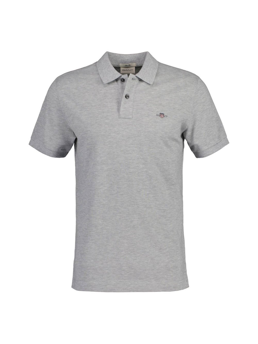 Thumbnail - Gant Poloshirt Herren Baumwolle grau, L